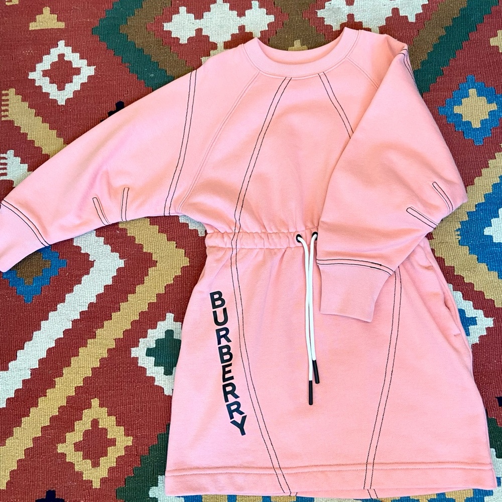 Burberry girls sweatshirt dress size 6yr - Picture 7 of 8